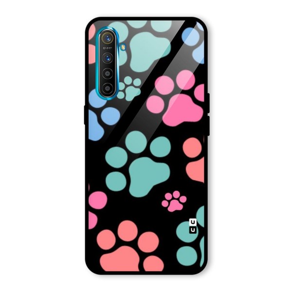 Puppy Paws Glass Back Case for Realme XT