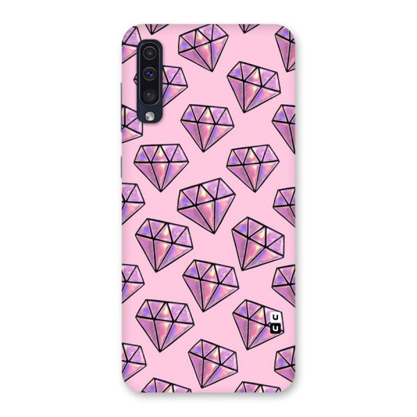 Purple Diamond Designs Back Case for Galaxy A50