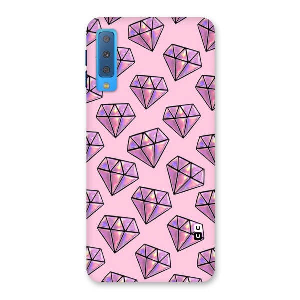 Purple Diamond Designs Back Case for Galaxy A7 (2018)