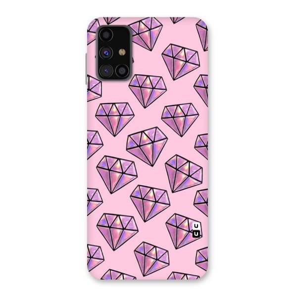 Purple Diamond Designs Back Case for Galaxy M31s