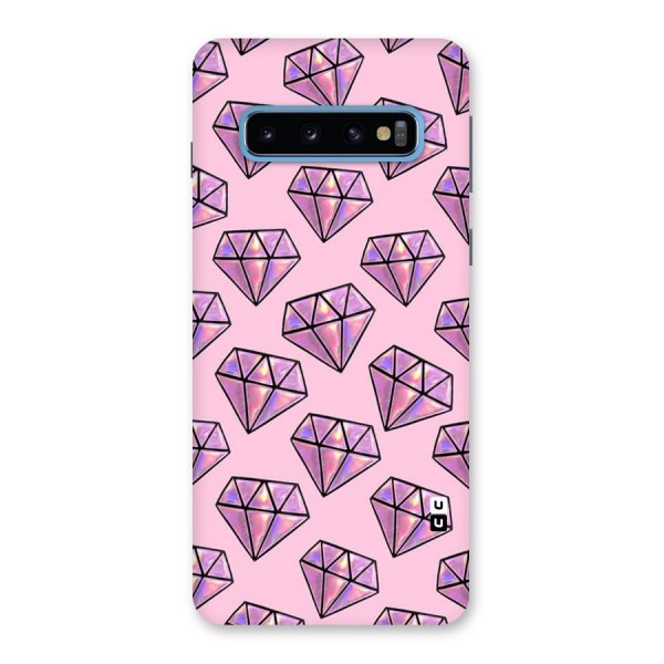 Purple Diamond Designs Back Case for Galaxy S10