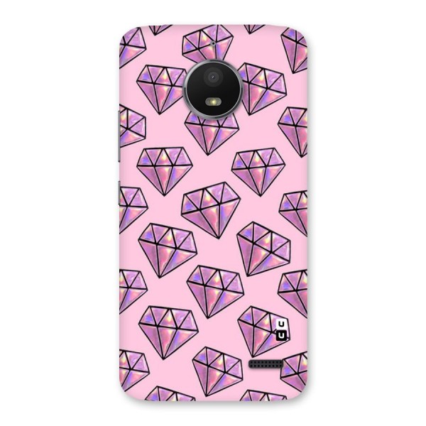 Purple Diamond Designs Back Case for Moto E4