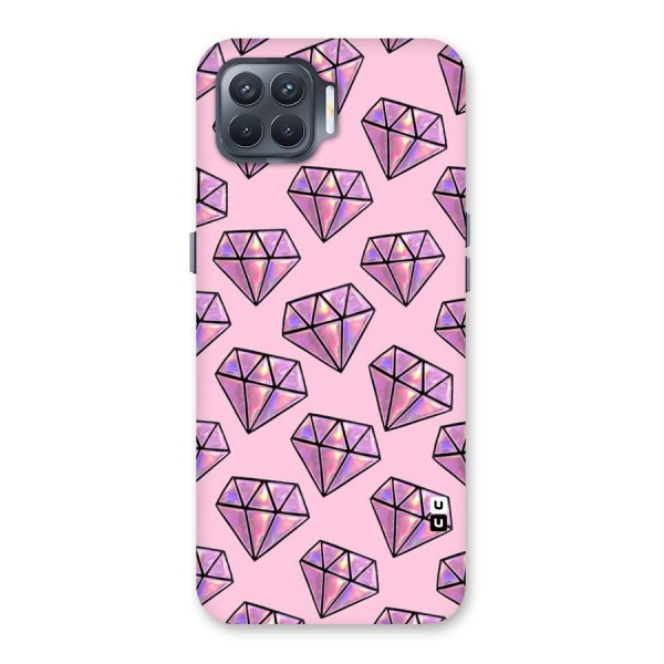 Purple Diamond Designs Back Case for Oppo F17 Pro