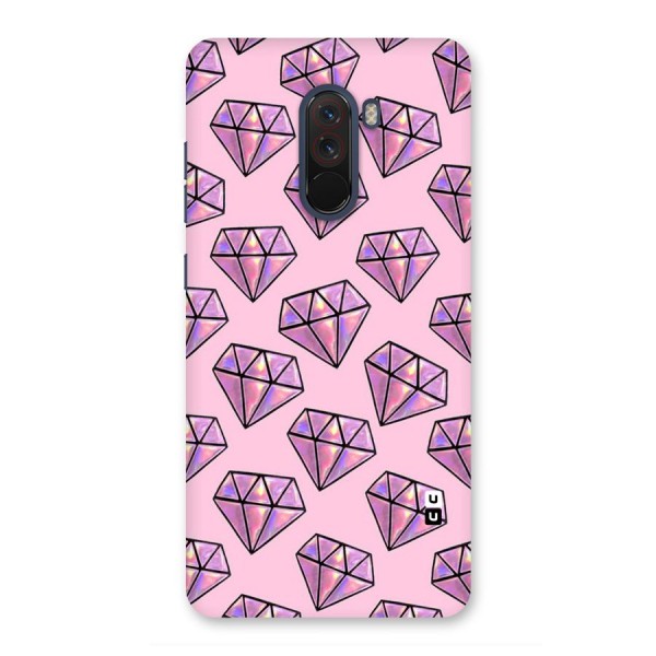 Purple Diamond Designs Back Case for Poco F1