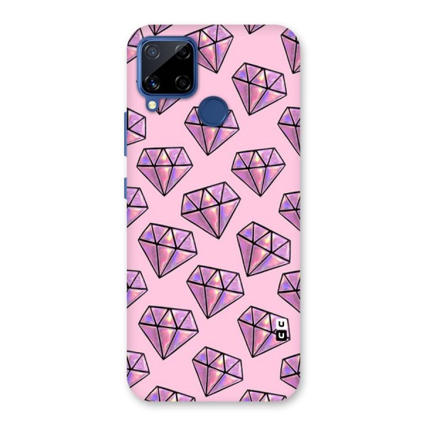 Purple Diamond Designs Back Case for Realme C12