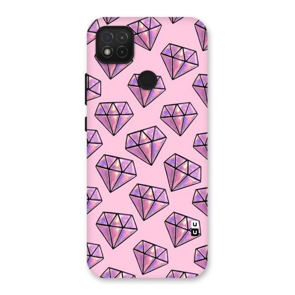 Purple Diamond Designs Back Case for Redmi 9C