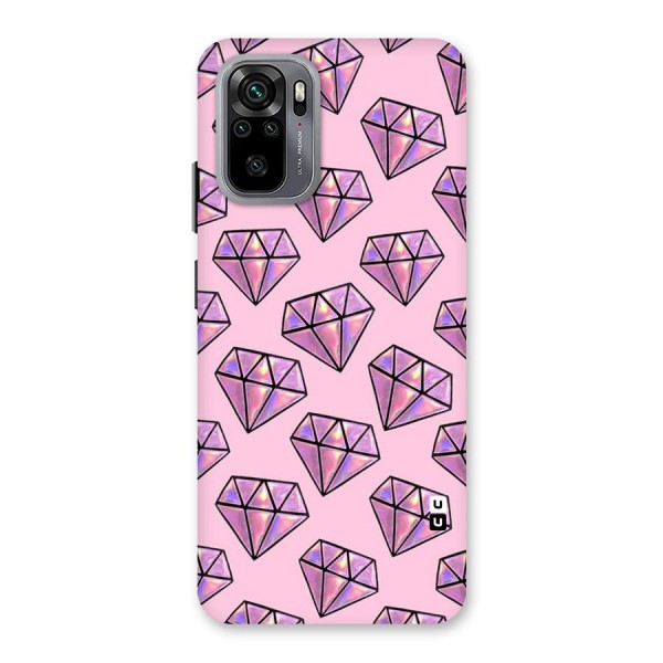 Purple Diamond Designs Back Case for Redmi Note 10