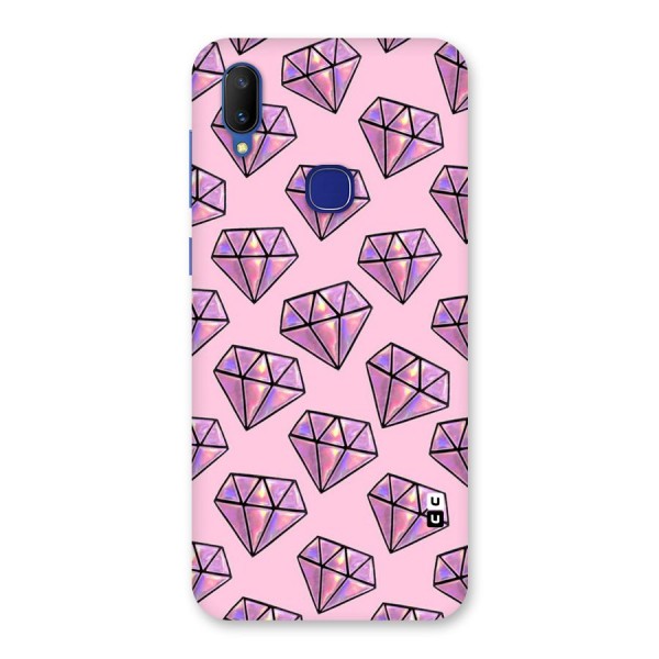 Purple Diamond Designs Back Case for Vivo V11