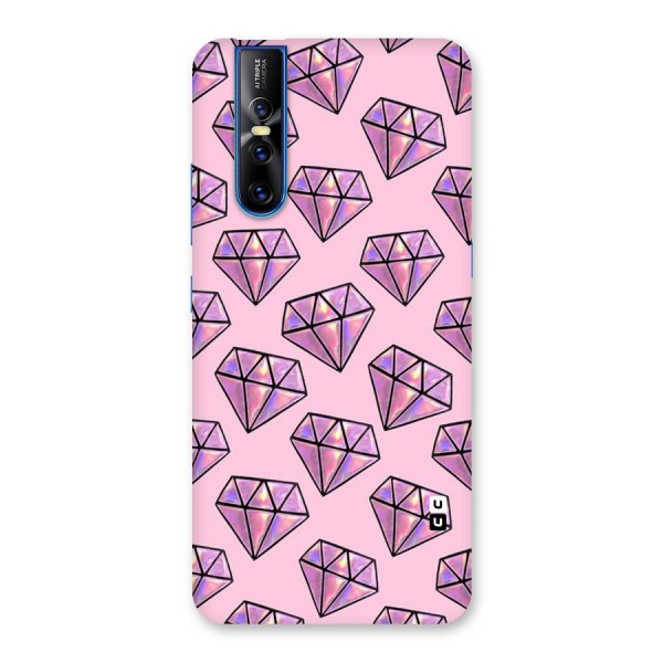 Purple Diamond Designs Back Case for Vivo V15 Pro