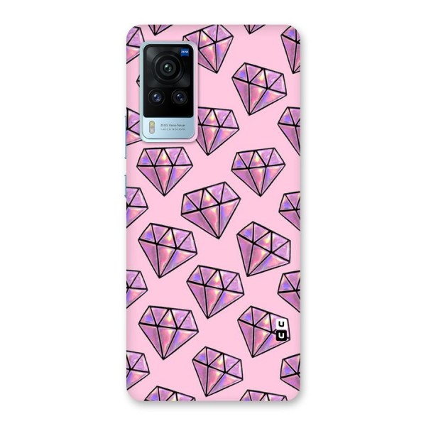 Purple Diamond Designs Back Case for Vivo X60 Pro