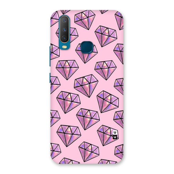 Purple Diamond Designs Back Case for Vivo Y12