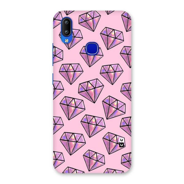 Purple Diamond Designs Back Case for Vivo Y91