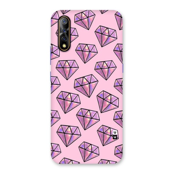 Purple Diamond Designs Back Case for Vivo Z1x