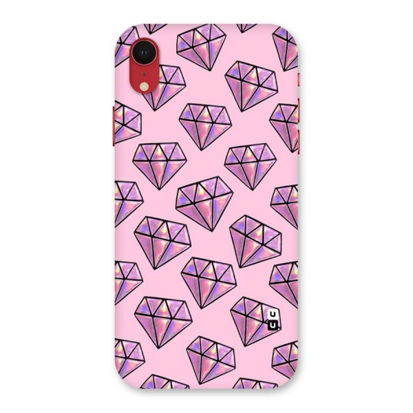 Purple Diamond Designs Back Case for iPhone XR