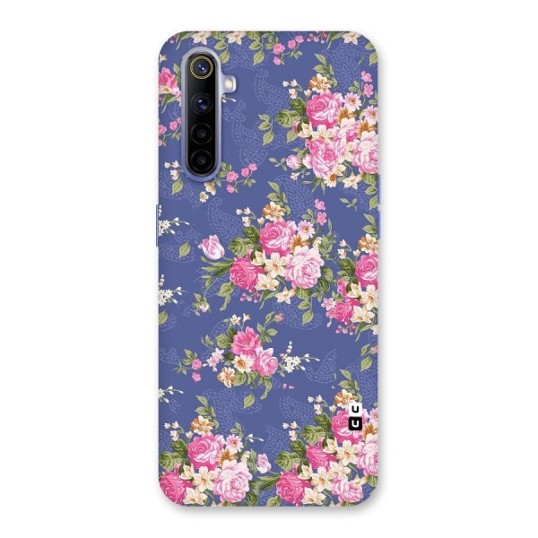 Purple Pink Floral Back Case for Realme 6