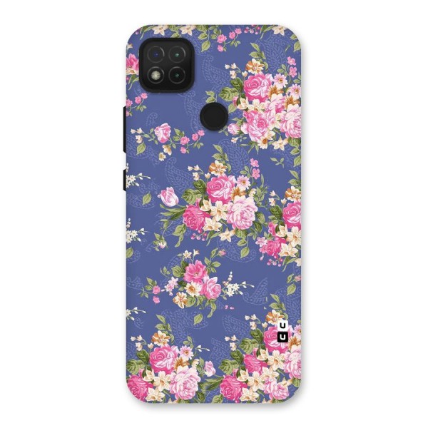 Purple Pink Floral Back Case for Redmi 9C