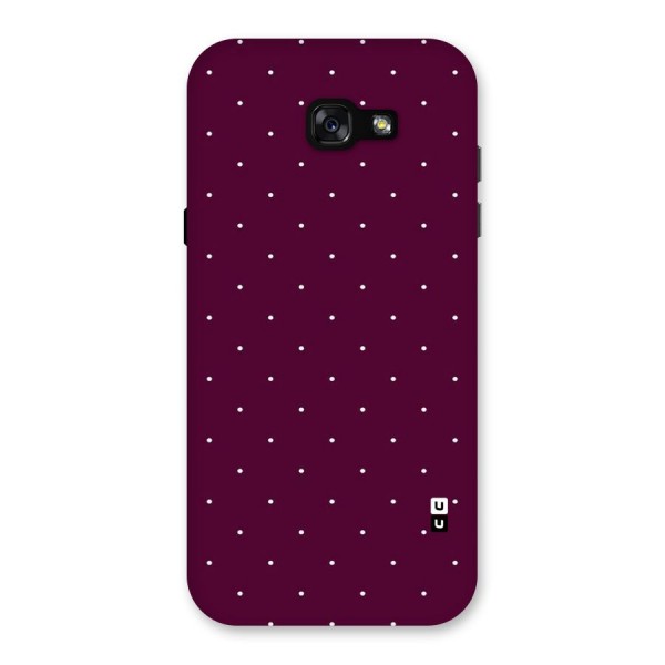 Purple Polka Back Case for Galaxy A7 (2017)