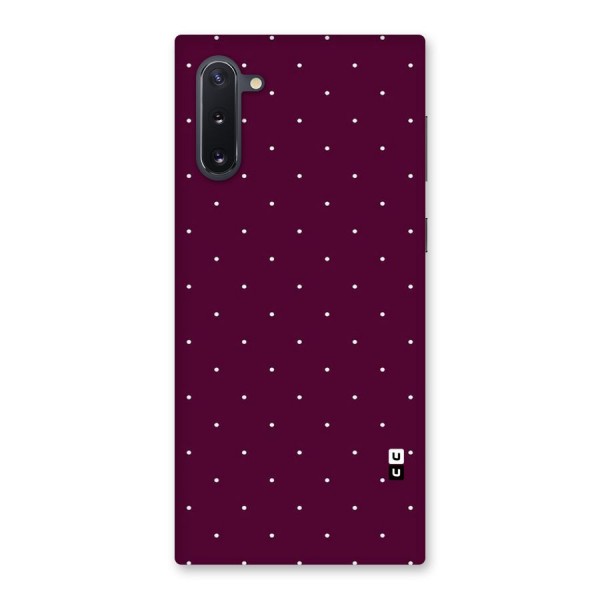 Purple Polka Back Case for Galaxy Note 10