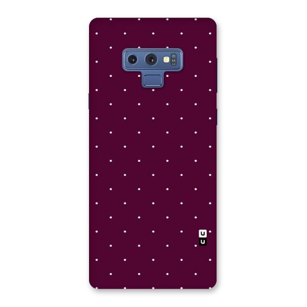 Purple Polka Back Case for Galaxy Note 9