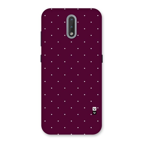 Purple Polka Back Case for Nokia 2.3