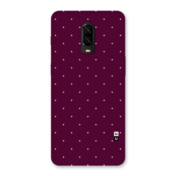 Purple Polka Back Case for OnePlus 6T