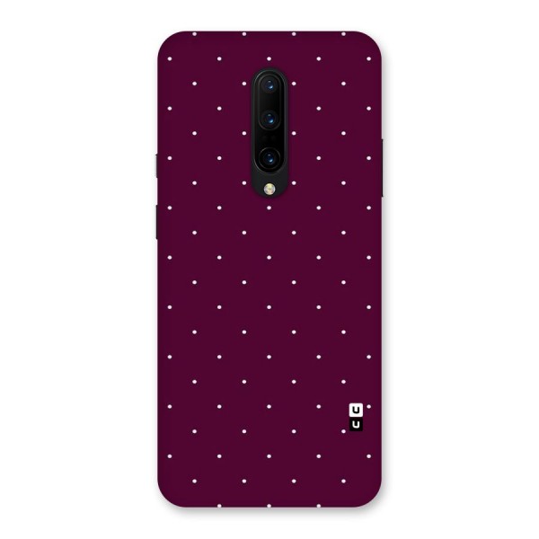 Purple Polka Back Case for OnePlus 7 Pro