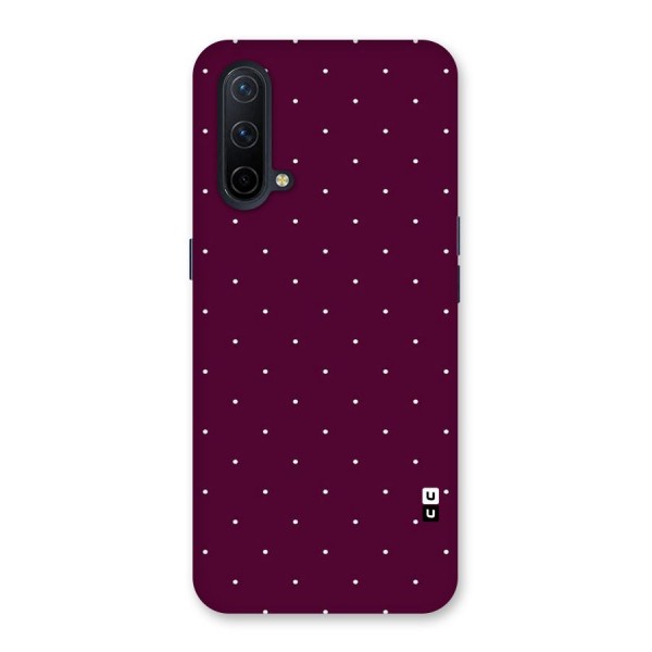 Purple Polka Back Case for OnePlus Nord CE 5G