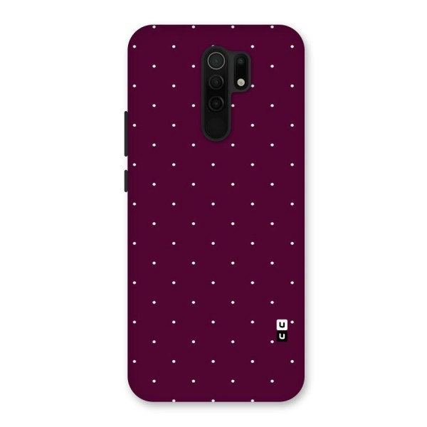 Purple Polka Back Case for Poco M2