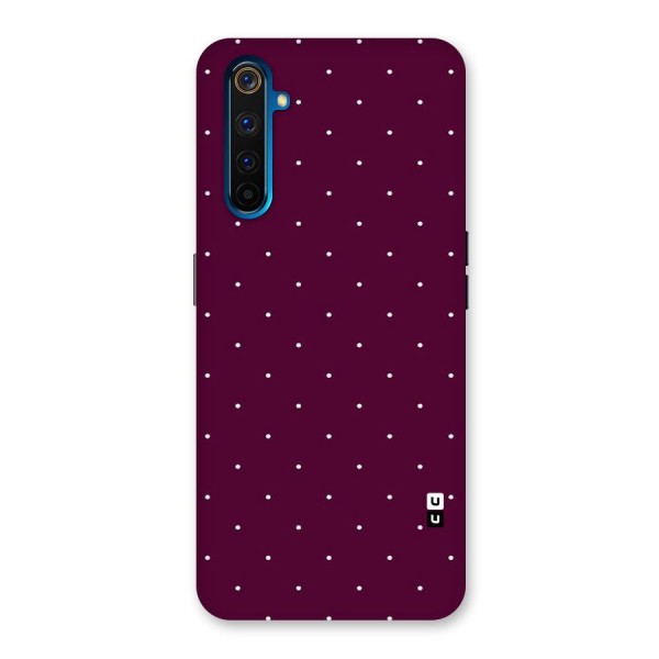 Purple Polka Back Case for Realme 6 Pro