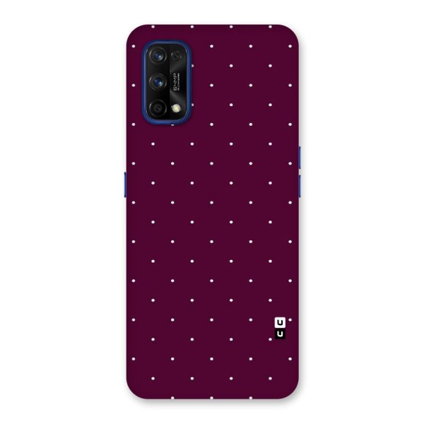 Purple Polka Back Case for Realme 7 Pro