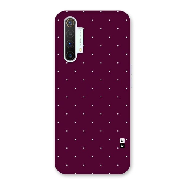 Purple Polka Back Case for Realme X3