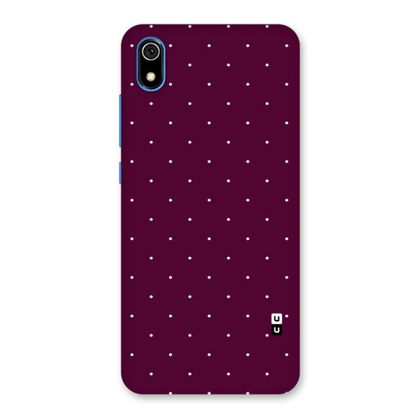 Purple Polka Back Case for Redmi 7A