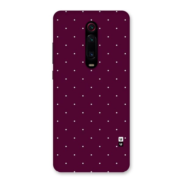 Purple Polka Back Case for Redmi K20 Pro