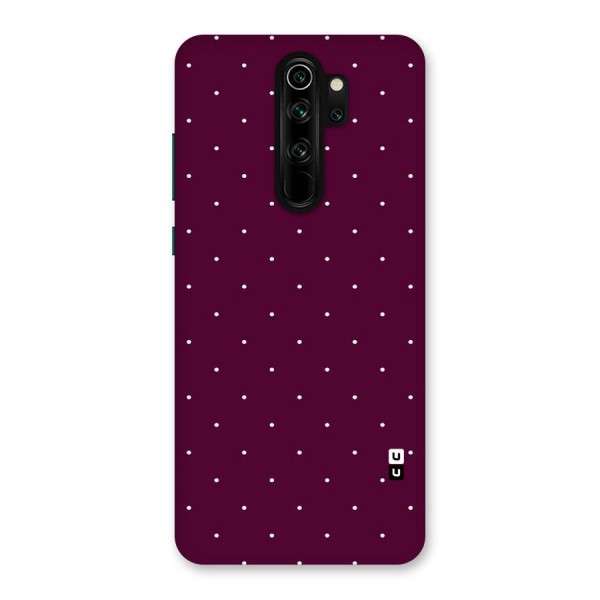 Purple Polka Back Case for Redmi Note 8 Pro