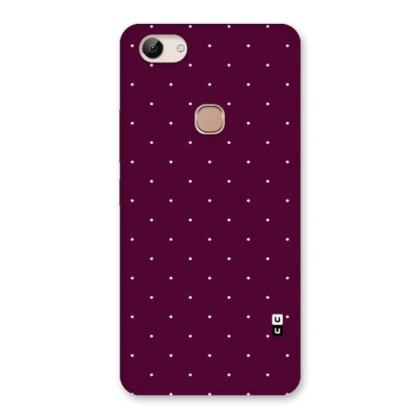 Purple Polka Back Case for Vivo Y83