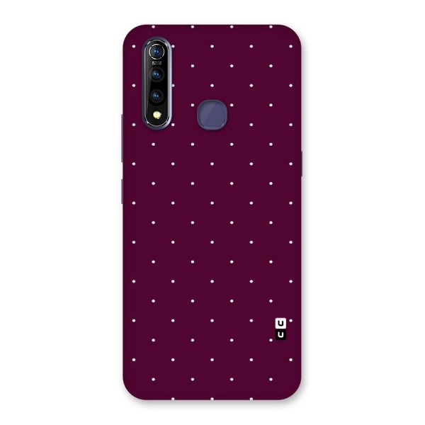 Purple Polka Back Case for Vivo Z1 Pro