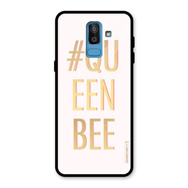 Queen Bee Glass Back Case for Galaxy J8