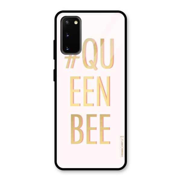 Queen Bee Glass Back Case for Galaxy S20