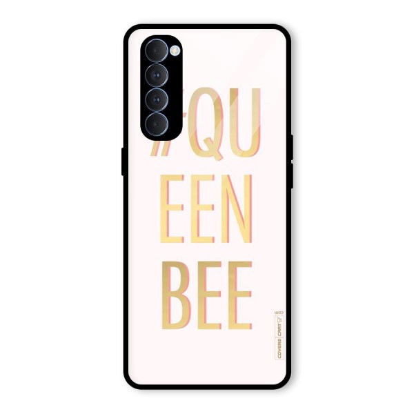 Queen Bee Glass Back Case for Oppo Reno4 Pro