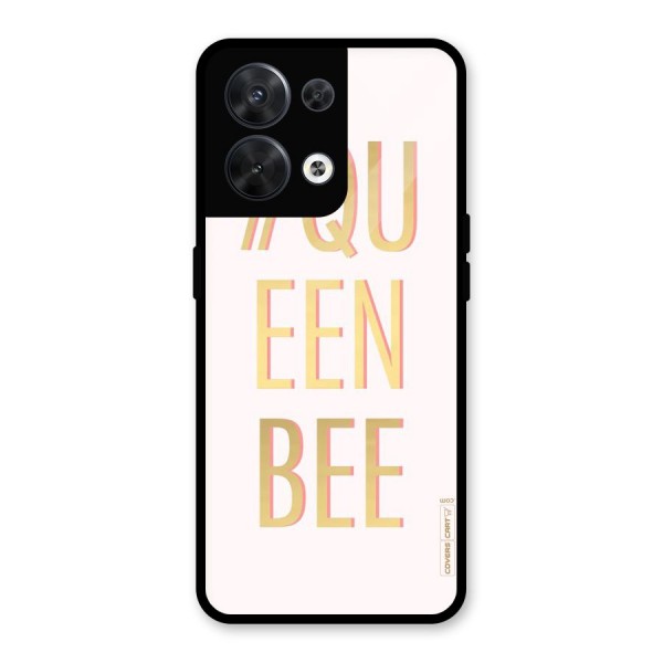 Queen Bee Glass Back Case for Oppo Reno8 5G