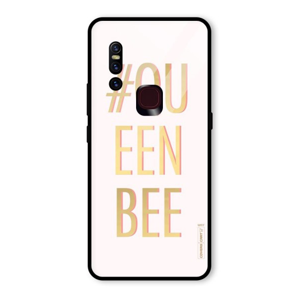 Queen Bee Glass Back Case for Vivo V15