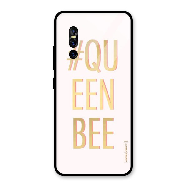 Queen Bee Glass Back Case for Vivo V15 Pro