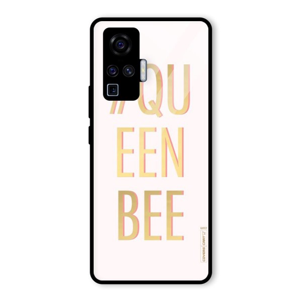 Queen Bee Glass Back Case for Vivo X50 Pro