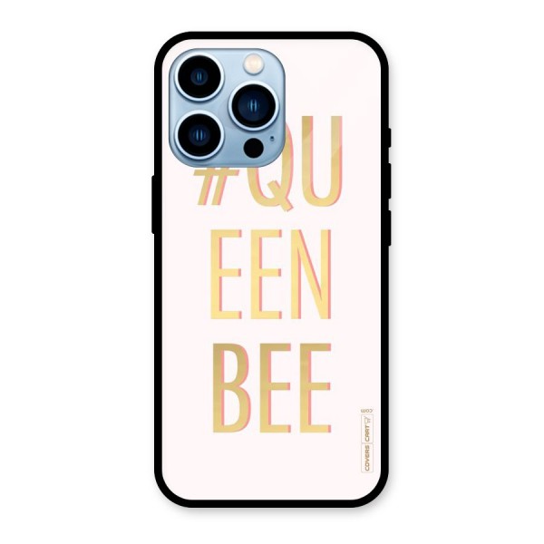 Queen Bee Glass Back Case for iPhone 13 Pro