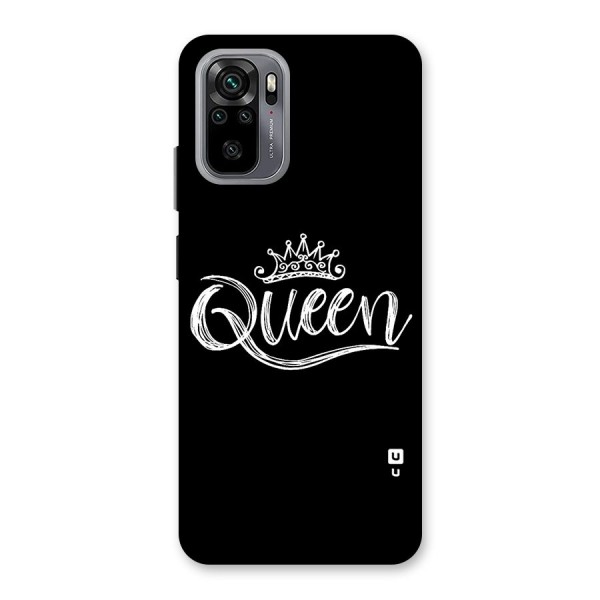 Queen Crown Back Case for Redmi Note 10