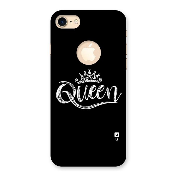 Queen Crown Back Case for iPhone 8 Logo Cut