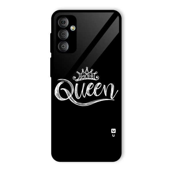 Queen Crown Glass Back Case for Galaxy F23