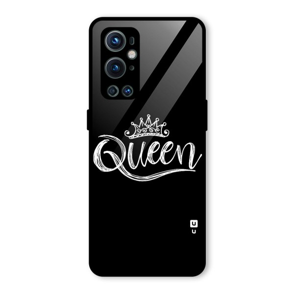 Queen Crown Glass Back Case for OnePlus 9 Pro