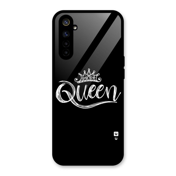 Queen Crown Glass Back Case for Realme 6