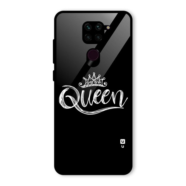 Queen Crown Glass Back Case for Redmi Note 9